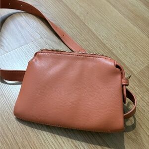 Orange cross body Fanny pack
